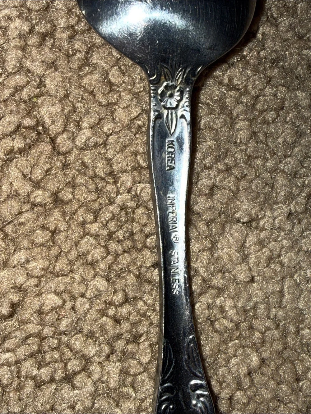 Vintage imperial stainless grapefruit spoons